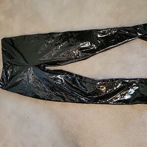 Naked Wardrode black Vinyl pants S